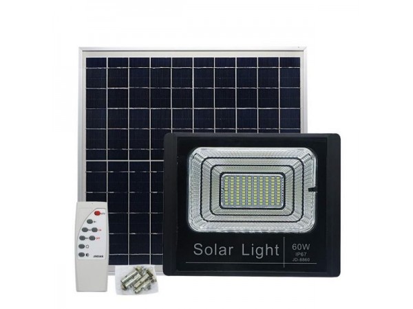 Đèn pha năng lượng mặt trời 60W IP67