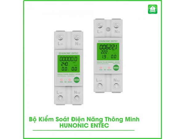 Bộ Kiểm Soát Điện Năng Thông Minh Wifi HUNONIC ENTEC